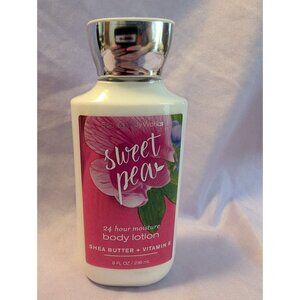 Bath & Body Works Sweet Pea Body Lotion 8 Oz Shea Butter & Vitamin E Moisturizer